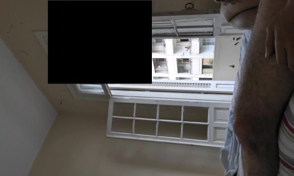 window naked masturbation smoker neighbor