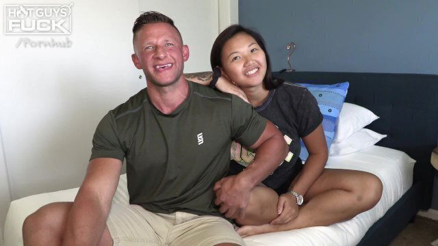Ripped DILF Heath Hooks With Thick Asian Teen First Porn!