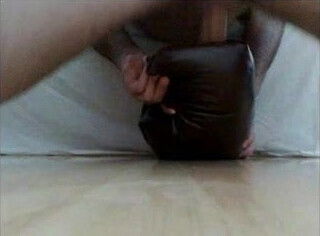 Quickie with leather pillow