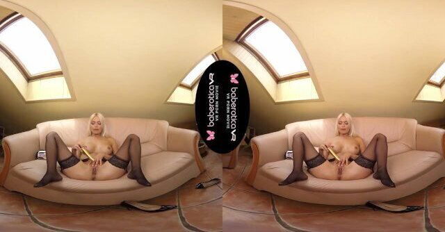 Solo blonde teaser, Lena Love moaning,