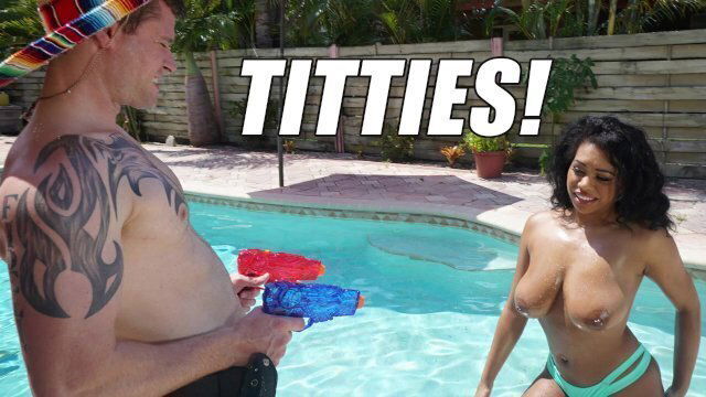 BANGBROS Busty Ebony Hottie Katt Garcia Taking Dick BTRA