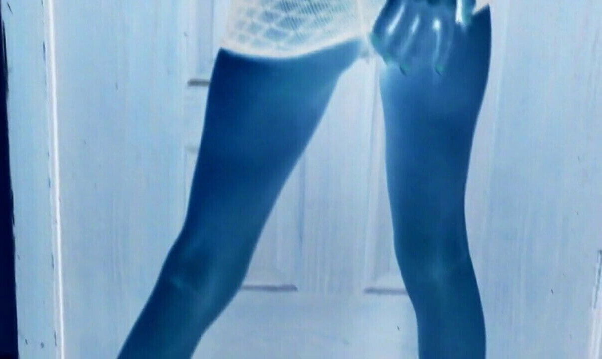 Erotic Shanaya wearing see-through dress while getting finger fucked