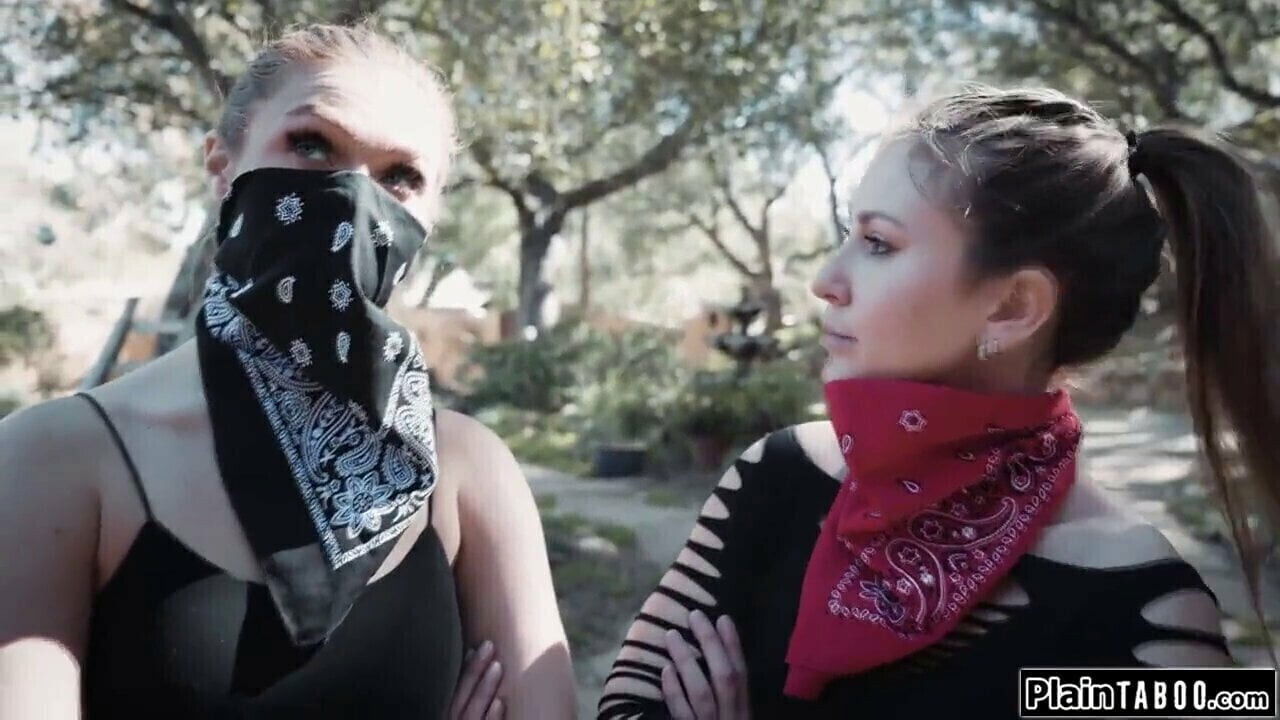 Angry lesbians wreck home squirt over living room