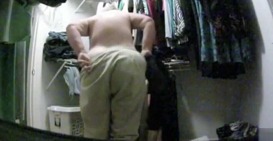 woman changing revealing