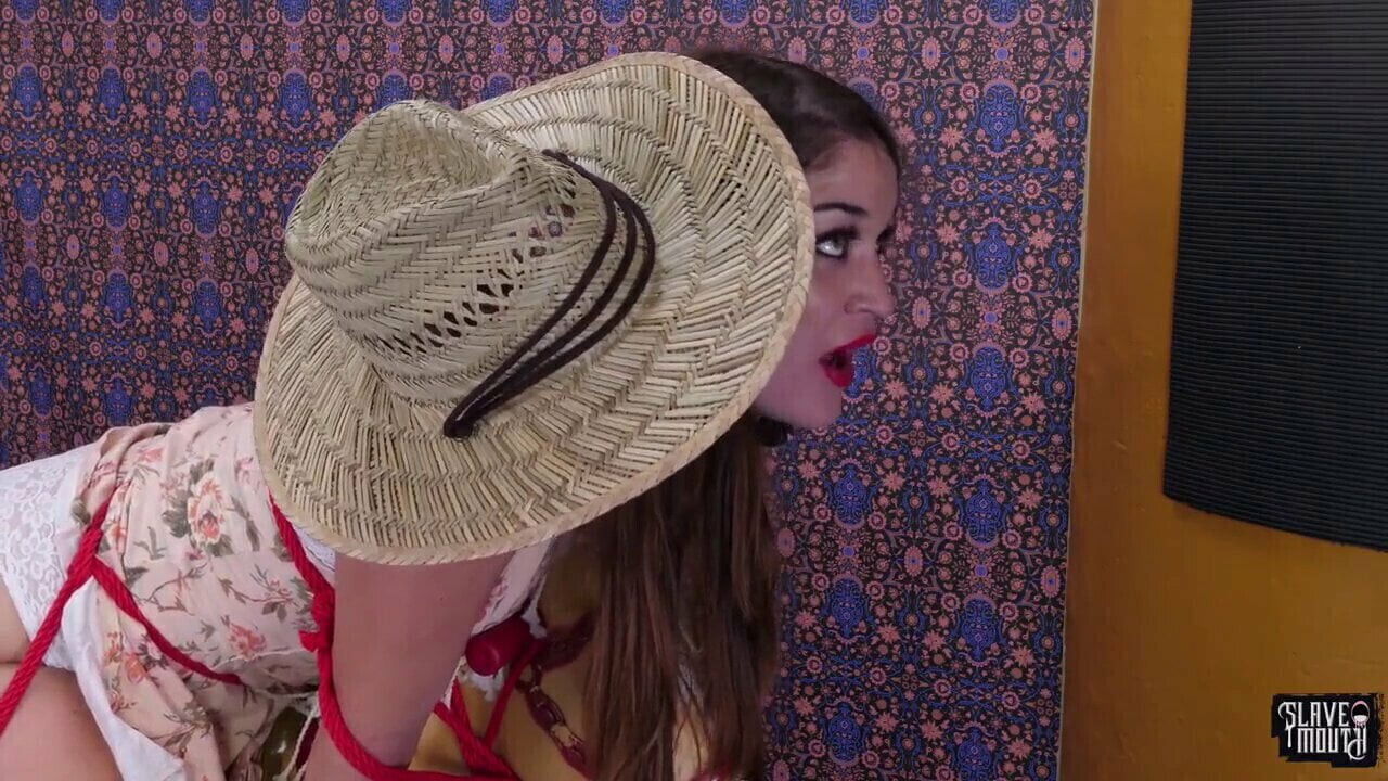 Bdsm teens mouth jizzed