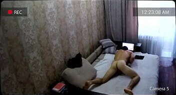 Real hidden camera in the room of the Russian big brother