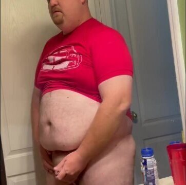 Tight Shirt Belly Play Jerk