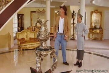 Threesome Teen Blowjob Parody