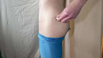 Lycra fuck after days