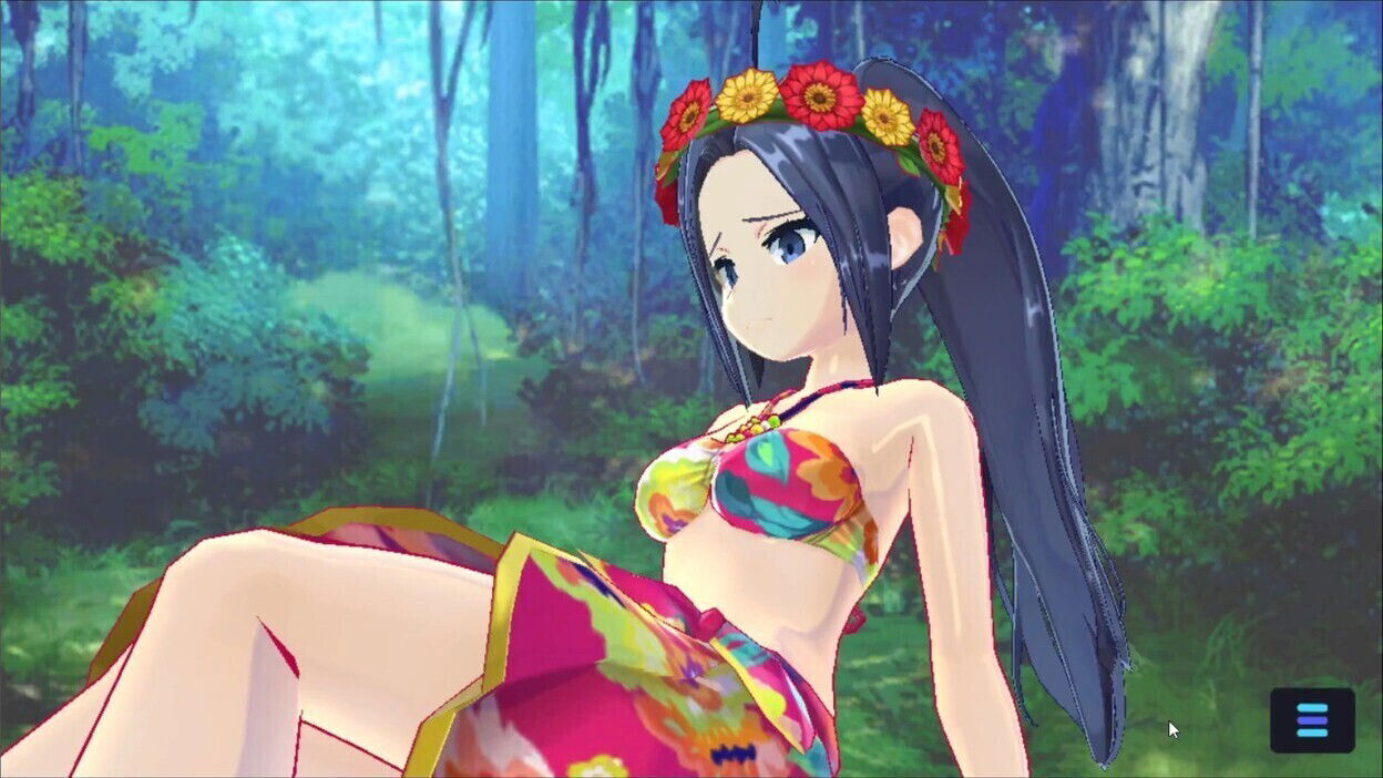 Pigtail, mahou shoujo, blue hair