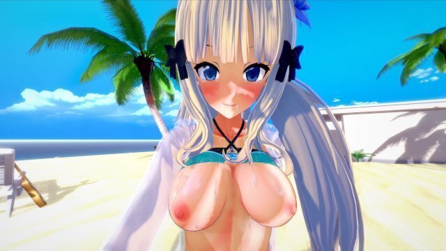 [POV] BEACH WITH SAREN SASAKI PRINCESS CONNECT PORN
