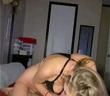 The Bachelor gets an amazing blowjob by blonde with big natural boobs!