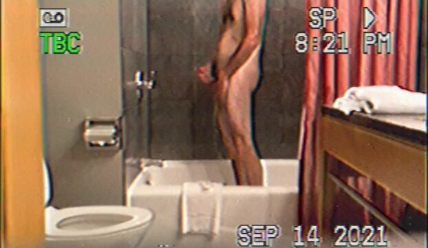 Masturabate shower hotel room hiden
