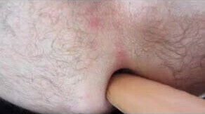 Playing with my hole, dildos and an apple