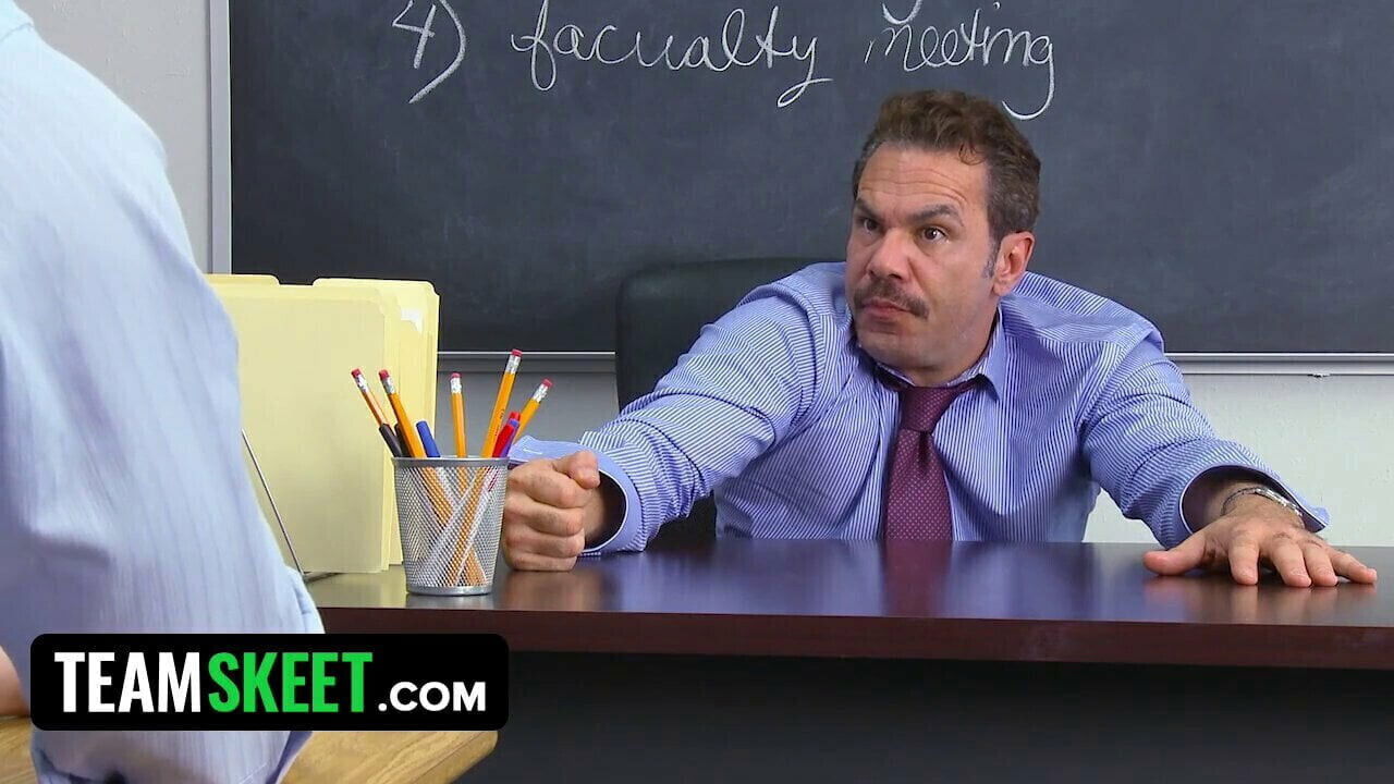 Gorgeous Latina Teen Gives Teacher Blowjob