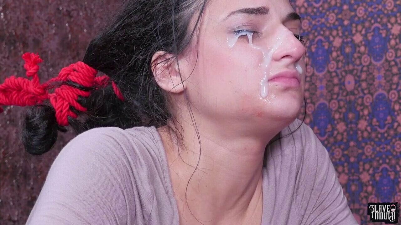 Oral slave gagging popsicle