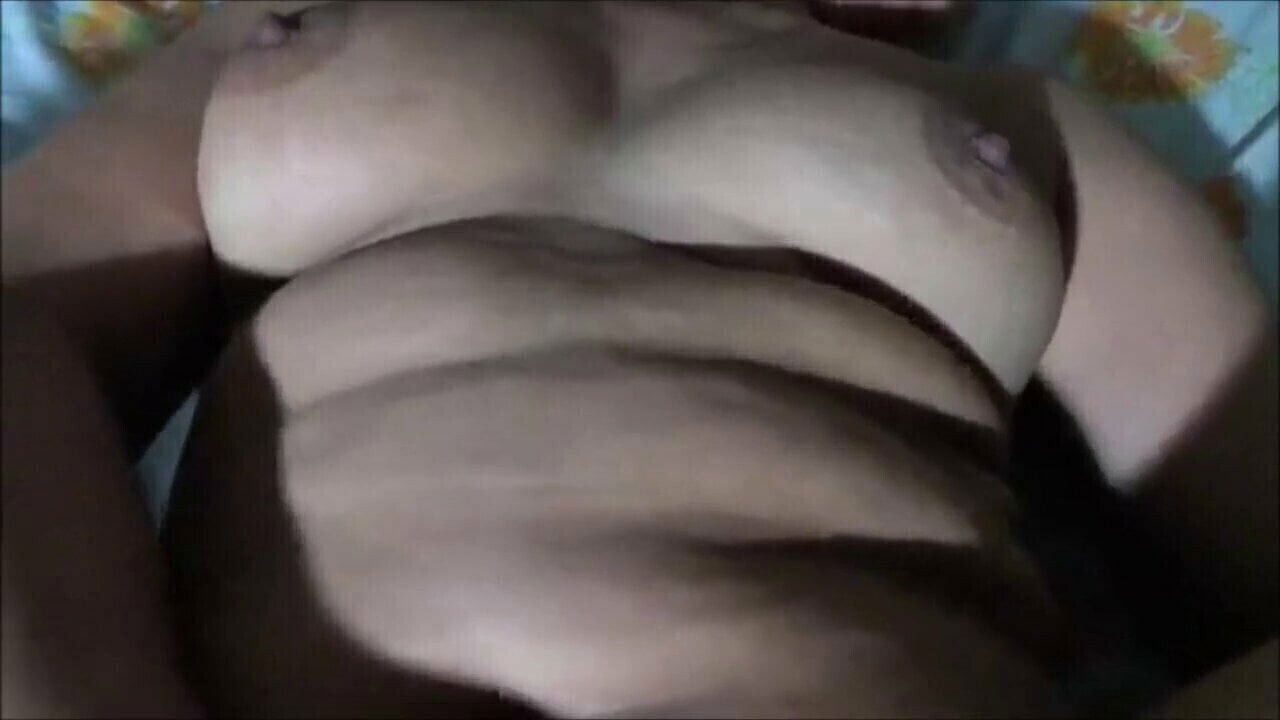 Thick ebony fingers herself ferociously face