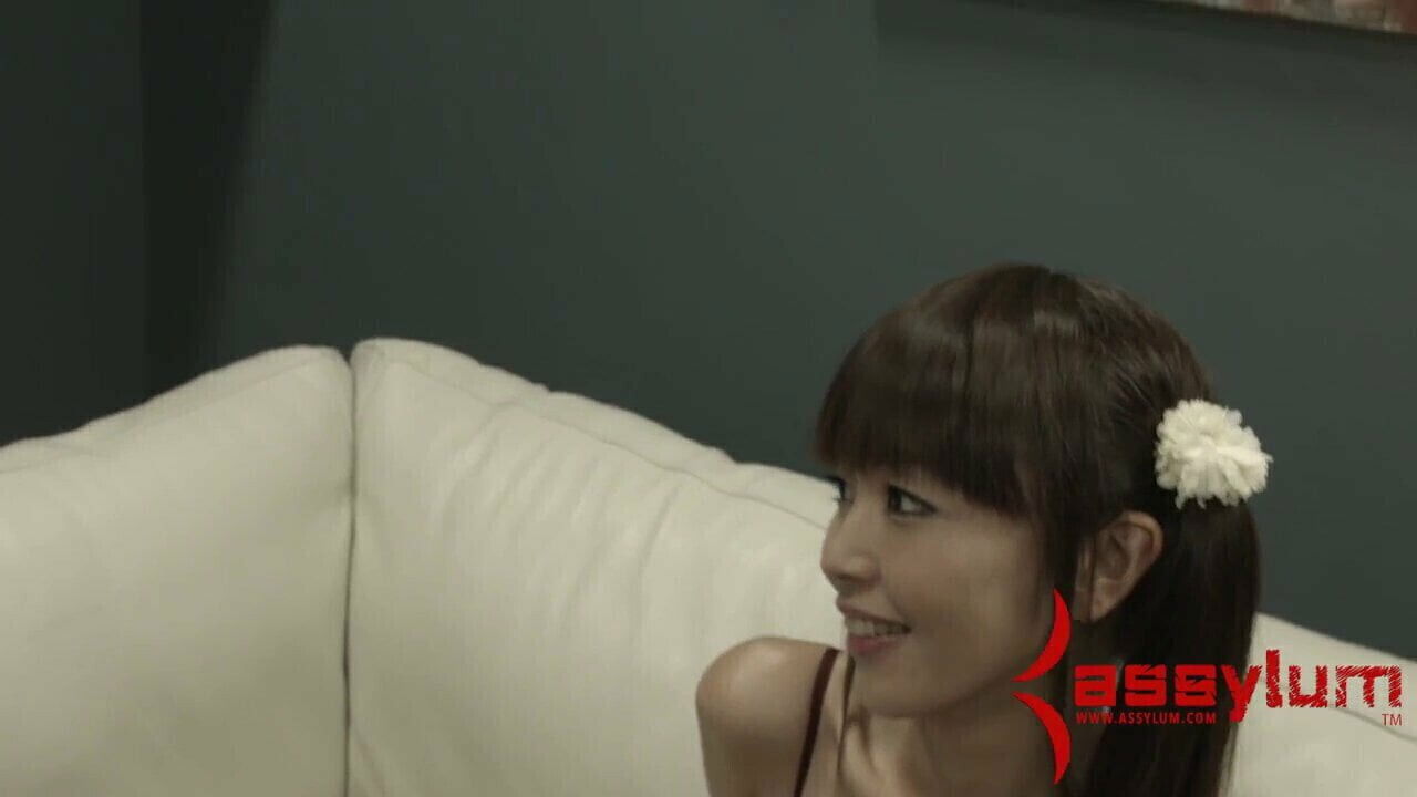 Asian BDSM face fuck teen bound dominated