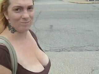 me looking hot showing police cars off 