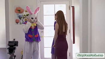 Milf and stepdaughter fucked by stepson