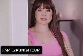 Alison Rey Fucks her Stepbrother and Mom is Jelous