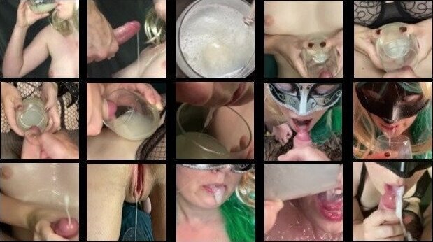Compilation of all of our cumshots and squirts so far COMPILATION #11