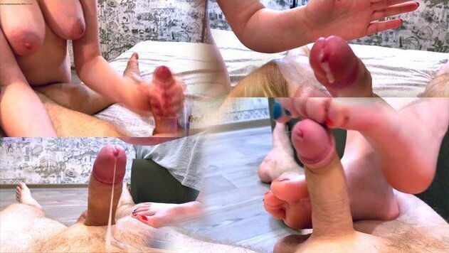 Mistress Made Slave Double Ruined Orgasm Double Post Orgasm Torture BadGirlandBadBoy