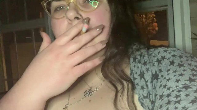 Risky Smoking Outside With