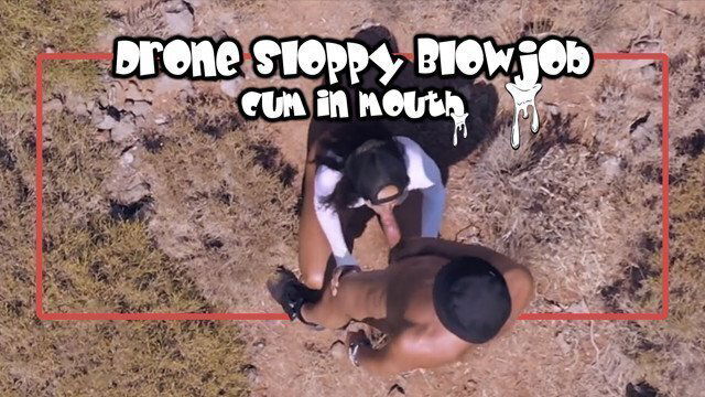 Cinematic Drone Porn - Sloppy Blowjob in the Mountains