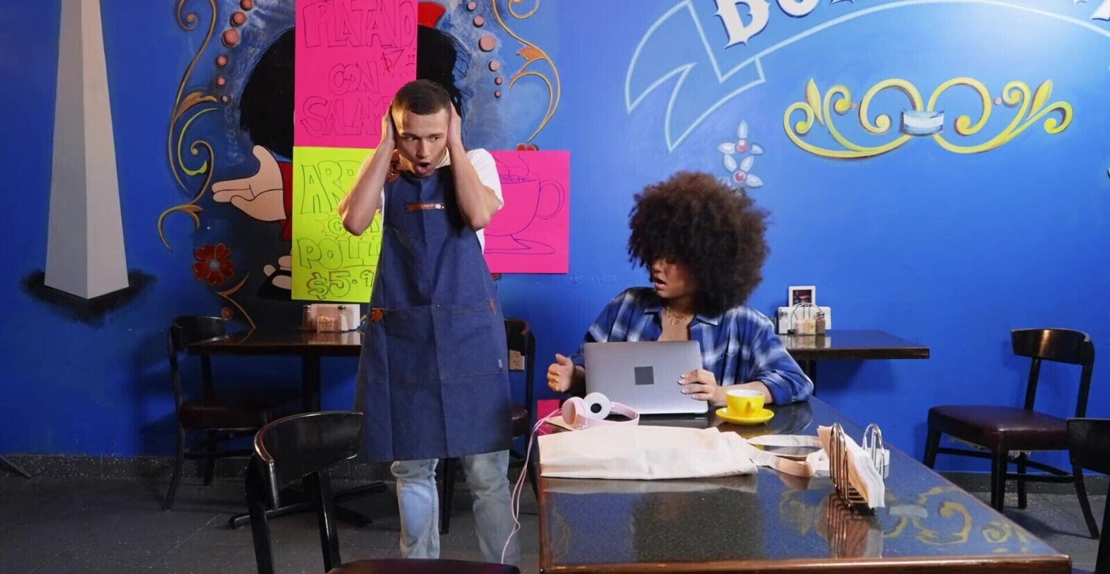 Diaz moans while riding dick reverse cowgirl