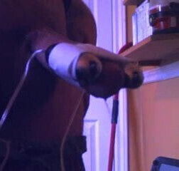 Double vibrator cumshot