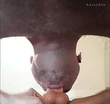 Chupando huevos mamando polla AnzzoSan