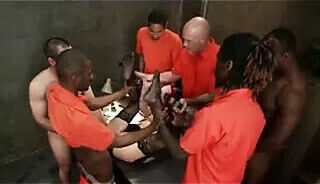 Blond Mature Bareback Gangbang with massive facials