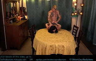 Horny MILF Wife Vivian Cox Licked and Fucked on the Dining Table - MrxMrsCox