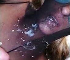Encasement Pantyhose Face Cumshot