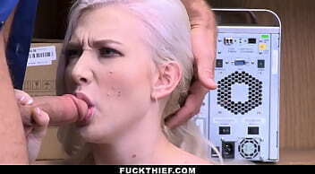 Busty Shoplifting Teen Fucked Punishment