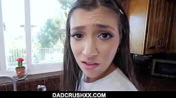 Horny father fucks step daughter while washes dishes Brooklyn Gray step daughter stepdaughter stepdad family step taboo father stepfather step-dad step-daughter