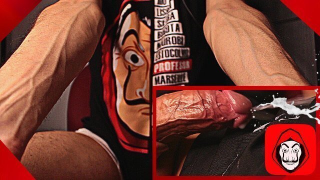 Fanático Casa Papel masturba hasta Venirse