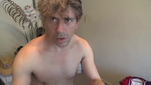 Personal Trainer demonstrates Jerkoff Skills Client!