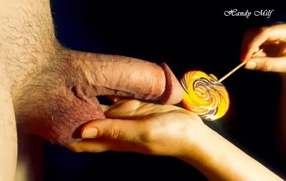 Close up Ball draining, expert Milf!