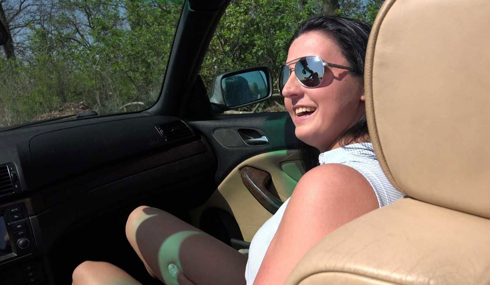 Asdis Loren & Max Dior in Dark Haired Hottie Asdis Loren Rides Driver's Cock In Public - Porncz