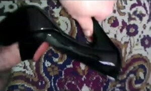 Fucking Black Platform Sandals Size 38