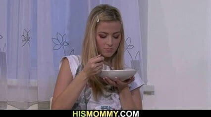 Older eats son's girlfriend cunt