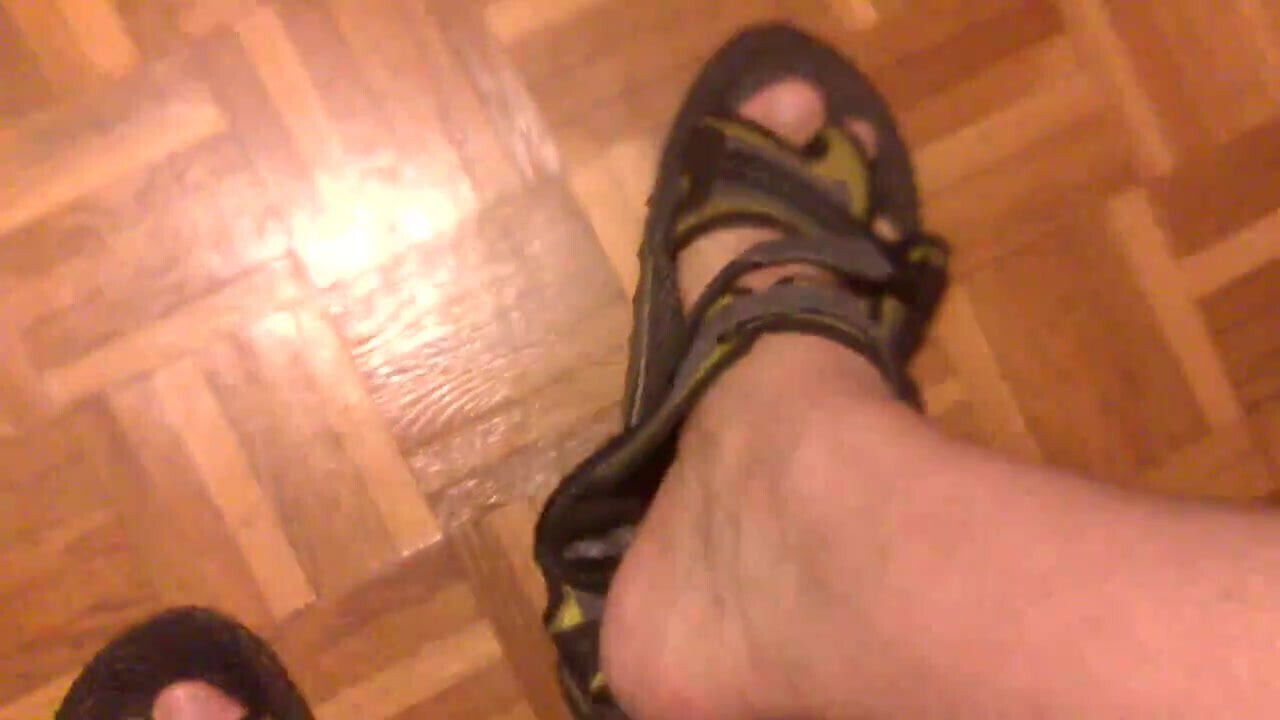 fucking sandals after hike tevas