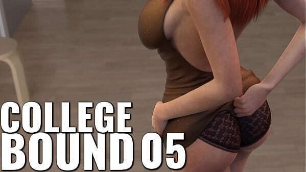 COLLEGE BOUND Sexy redhead showing thicc