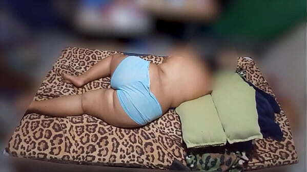 mother-in-law pretending while slowly undressed her, recorded with hidden camera, there vulgar language