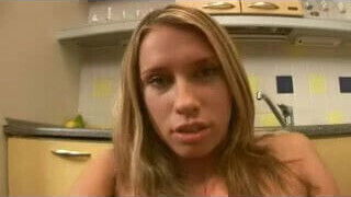 Amateur Blond Cucumber