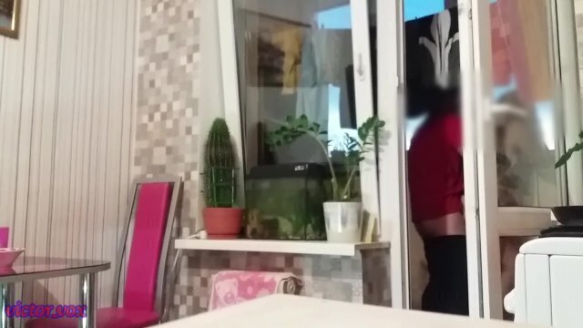 husband went shower, wife without panties seduced friend