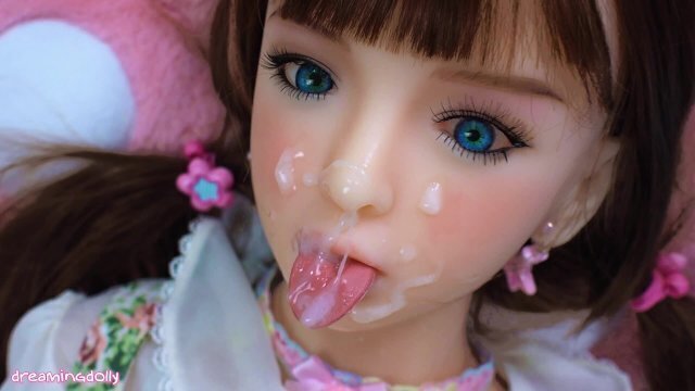 Titsfuck facial cute doll