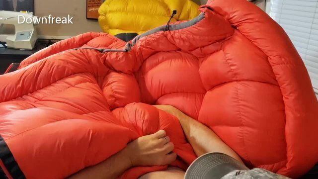 North Face Inferno Down Humping with Cumshot Soft Puffy Nylon. Downfreak Fetish Video